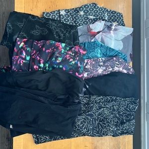 Fabletics 4 capris 6 leggings all size S